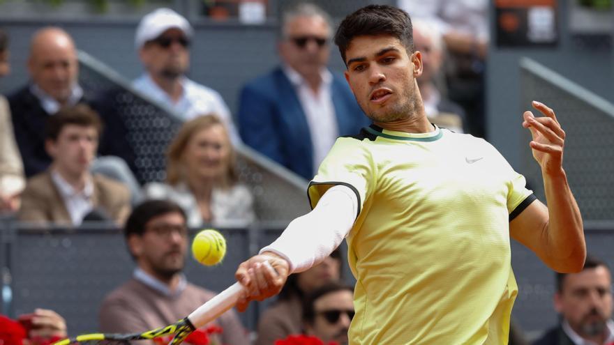 Mutua Madrid Open | Alexander Shevchenko - Carlos Alcaraz, en imágenes