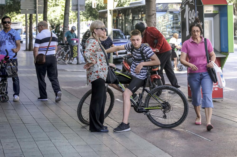 Concentración en homenaje a Luis Salom en Palma