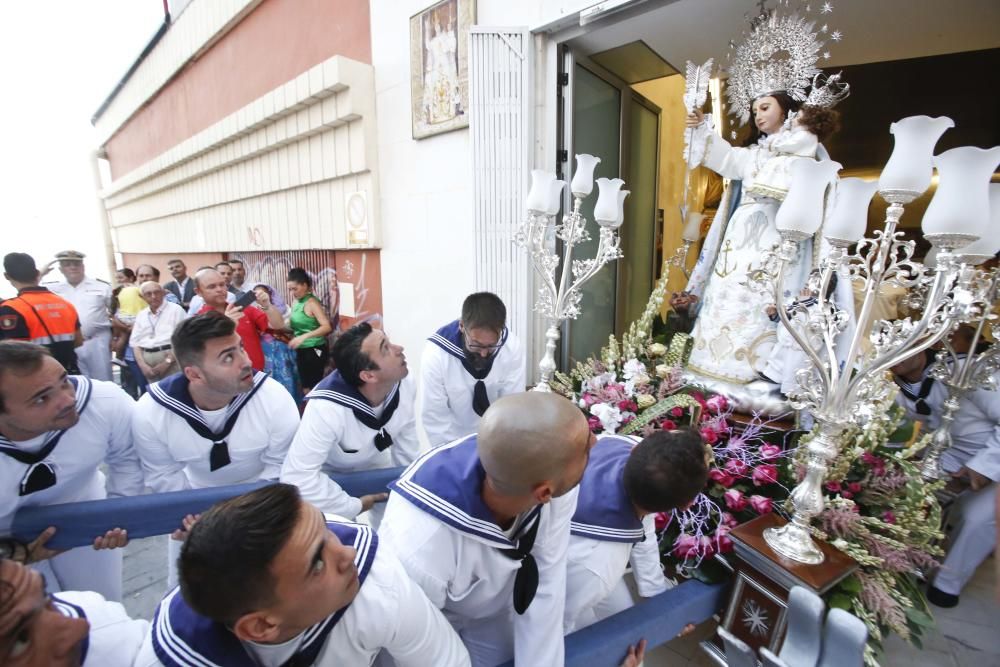 Procesión en honor a la Virgen del Socorro