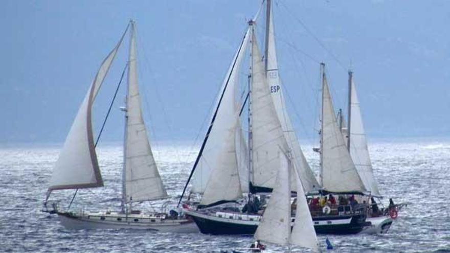 Un momento de la regata celebrada el fin de semana.  // Muñiz