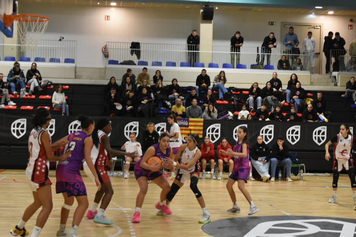 Imagen del encuentro de la selección infantil femenina.