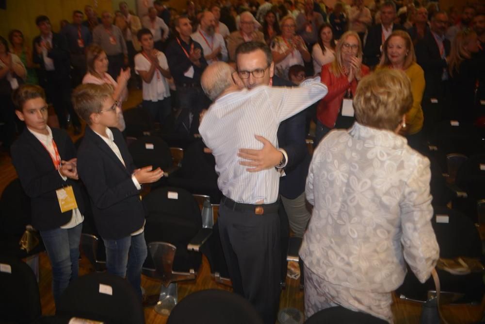 Clausura del congreso del PSRM en Cartagena