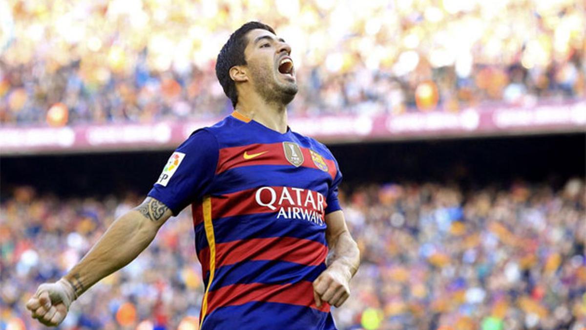 Luis Suárez marcó el segundo gol del FC Barcelona ante el Atlético