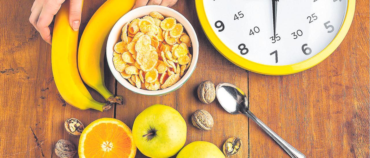 El horario, clave para una dieta saludable.