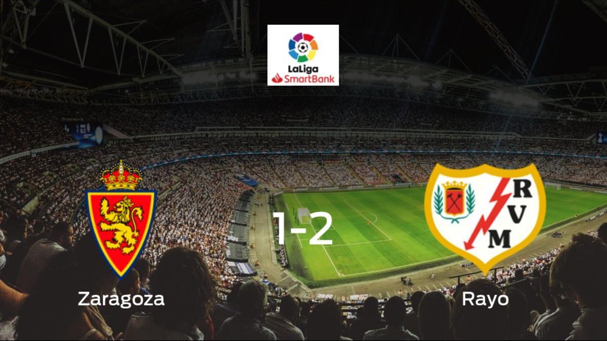 El Rayo Vallecano deja sin sumar puntos al Real Zaragoza (1-2)