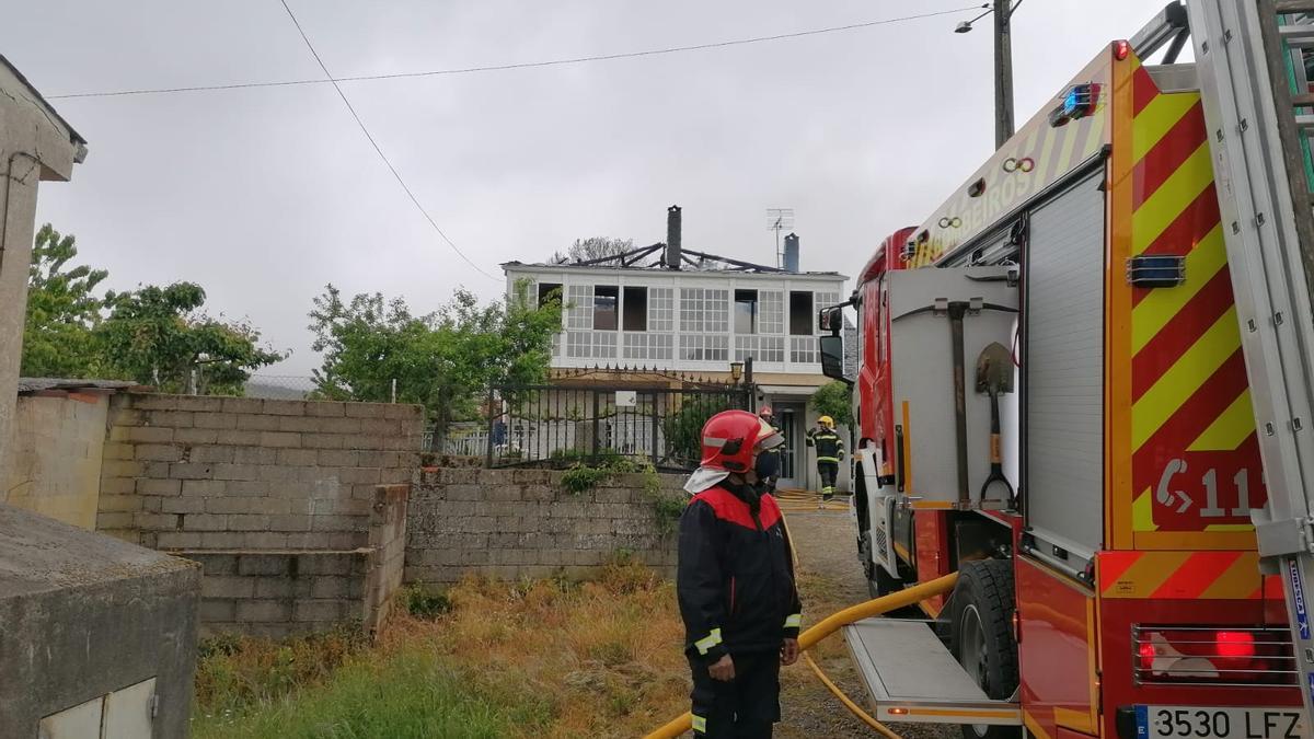 El operativo de emergencias. // GES de A Gudiña