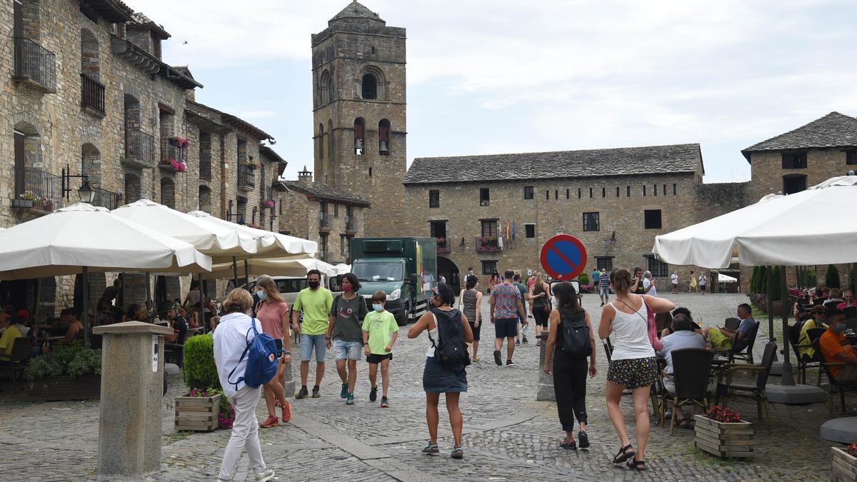 La localidad de AÍnsa es uno de los principales destinos turísticos de Aragón.