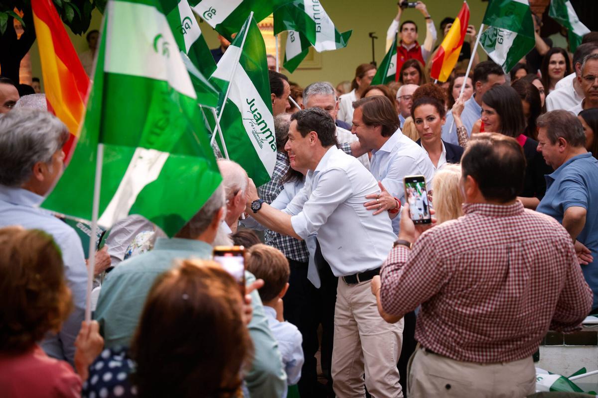 Juanma Moreno abre la campaña en Palma del Río