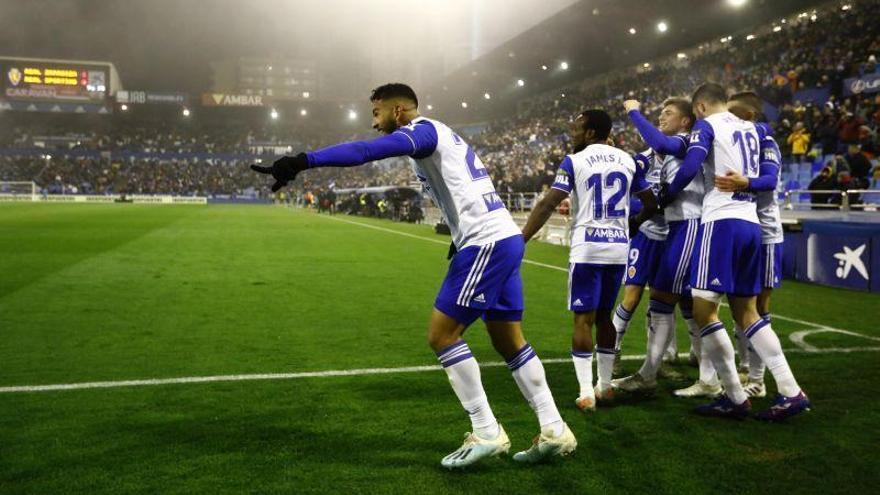 El Real Zaragoza vuelve a los puestos de ascenso directo