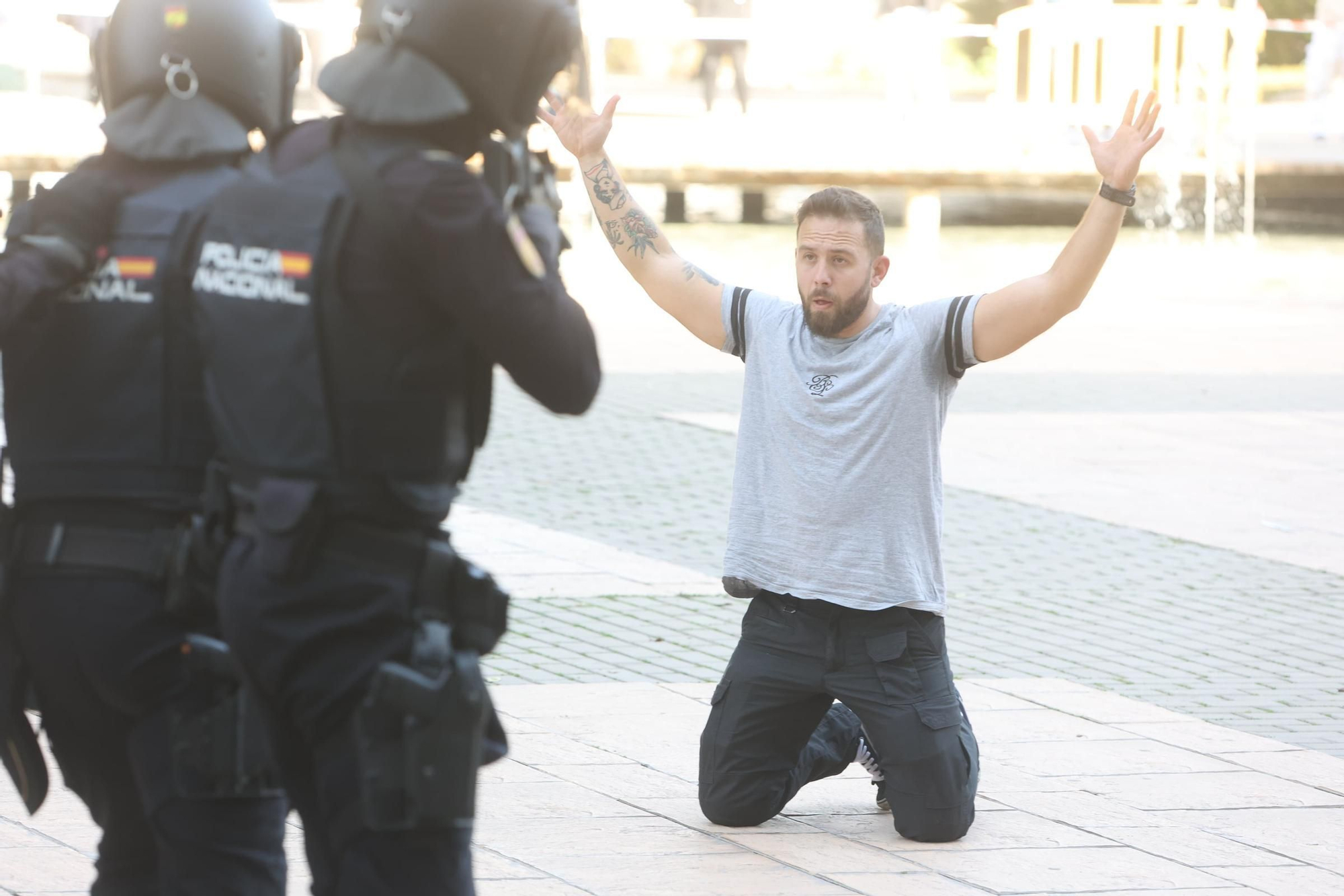 La Universidad de Alicante realiza un simulacro de ataque terrorista en sus instalaciones