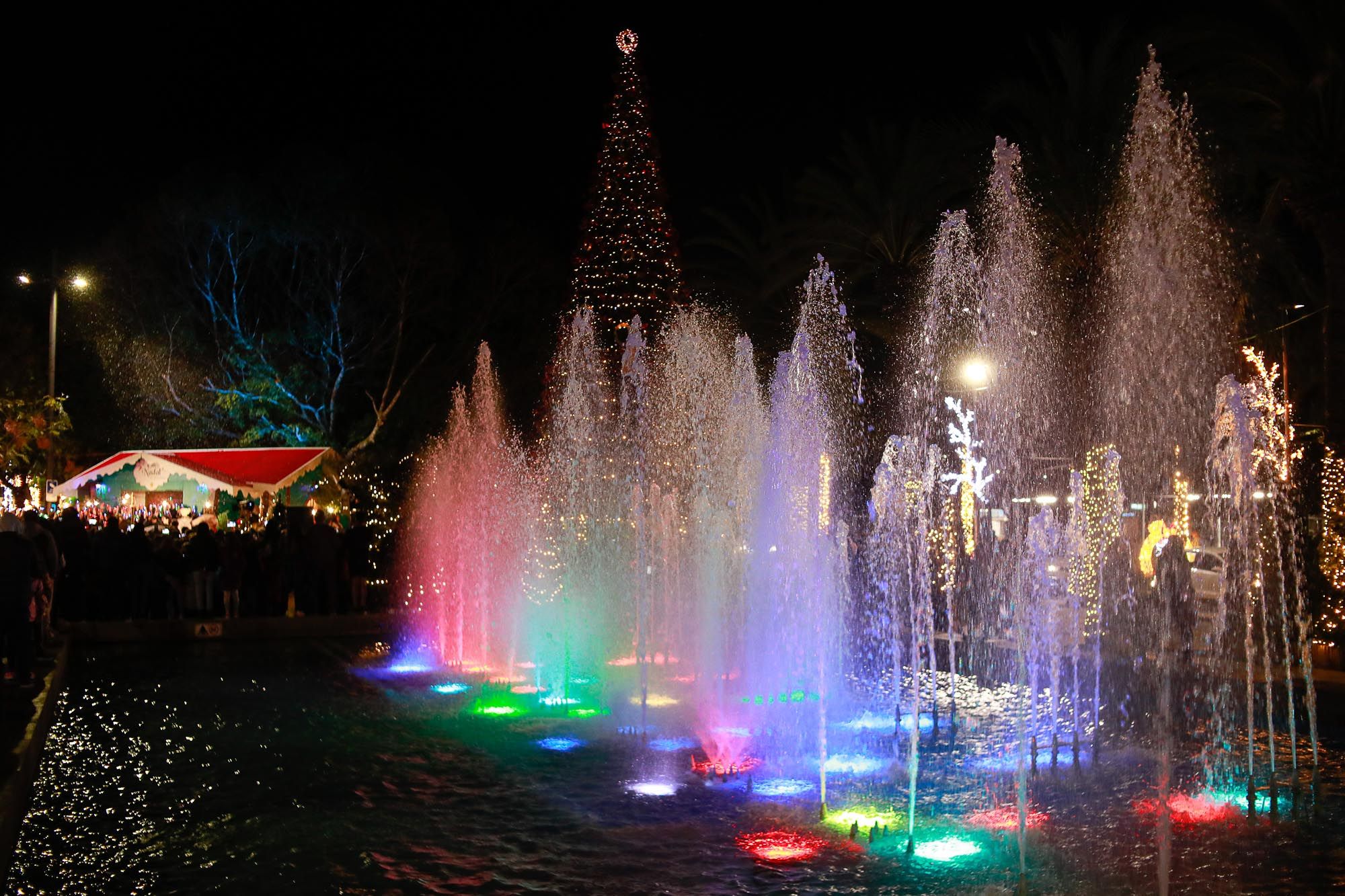 Encendido del alumbrado navideño en Sant Antoni