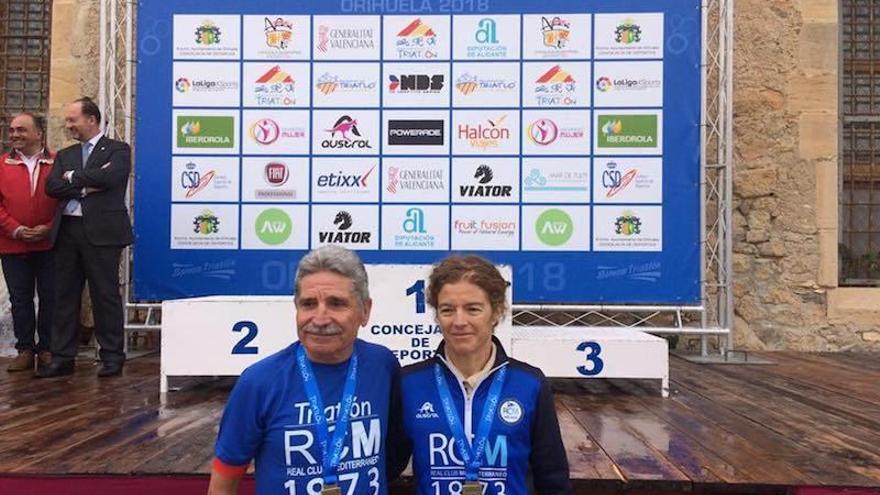 Dos oros malagueños en el Nacional de Duatlón por edades