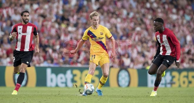 Imágenes del partido entre el  Athletic Club Bilbao,1 - FC Barcelona, 0 correspondiente a la jornada 01 de LaLiga Santander y que se ha disputado en San Mamés, Bilbao.