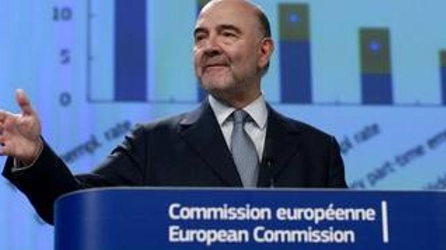 El comissari d&#039;Afers Econòmics, Pierre Moscovici, dilluns a Brussel·les