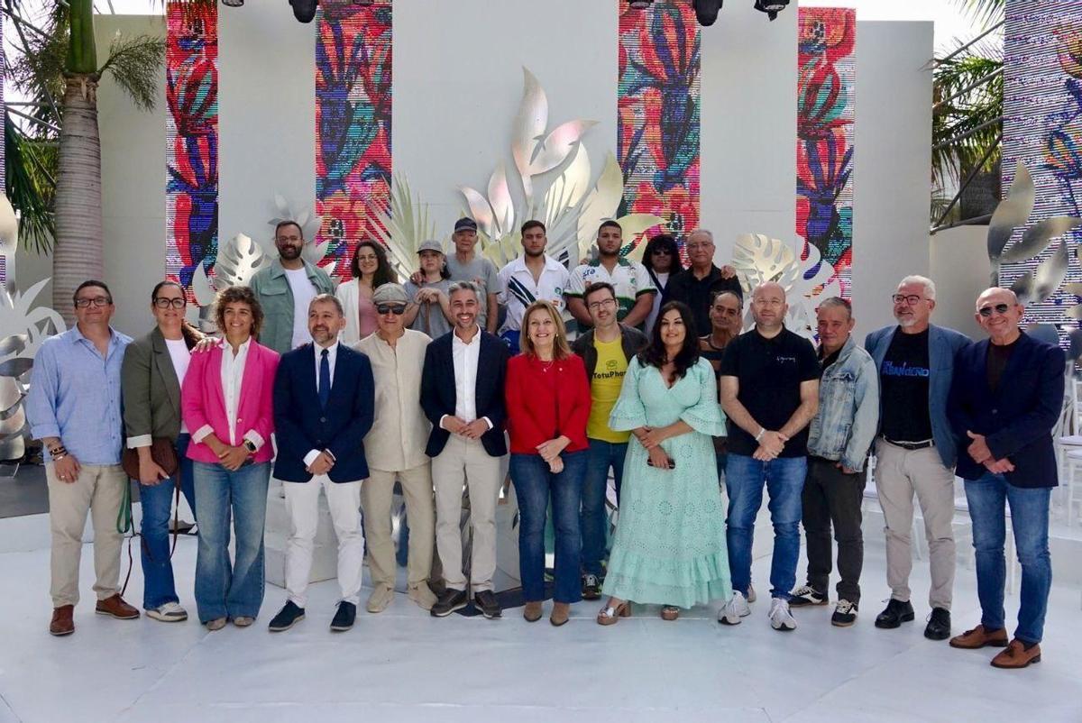 Presentación del programa del Día de Canarias en Santa Cruz de Tenerife.