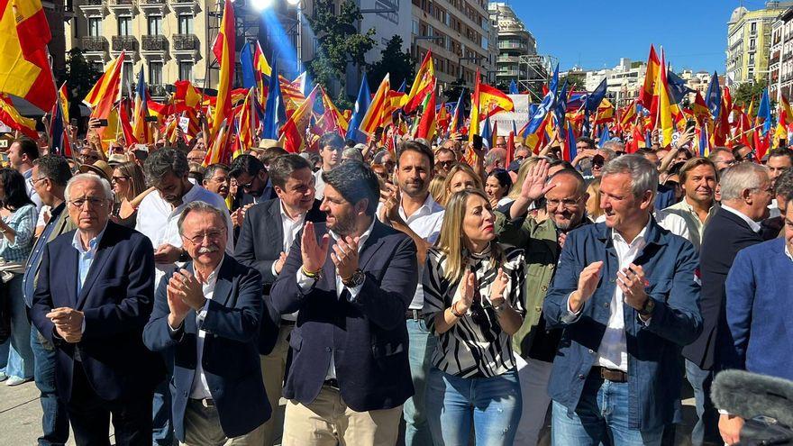 López Miras y Antelo estarán en la manifestación de Barcelona contra la amnistía