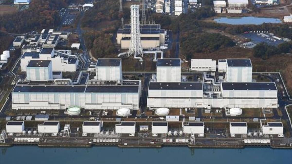 'Zona cero' 8 Imagen aérea de la central de Fukushima.