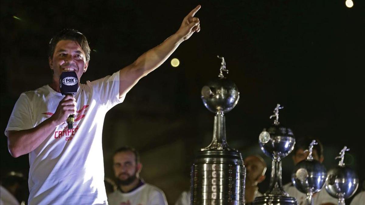 Marcelo Gallardo ha sido campeón de la Libertadores dos veces con Boca Juniors