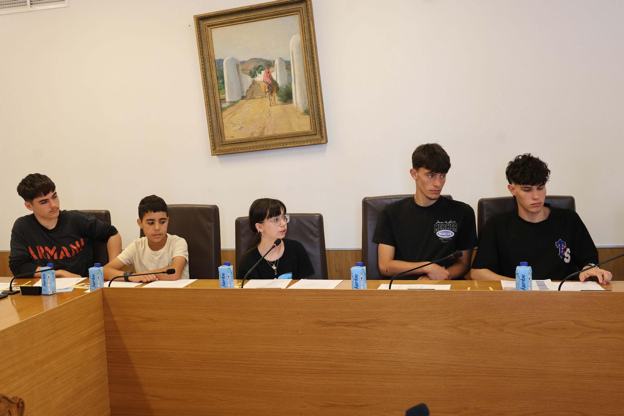 Pleno infantil en el Ayuntamiento de Santa Eulària