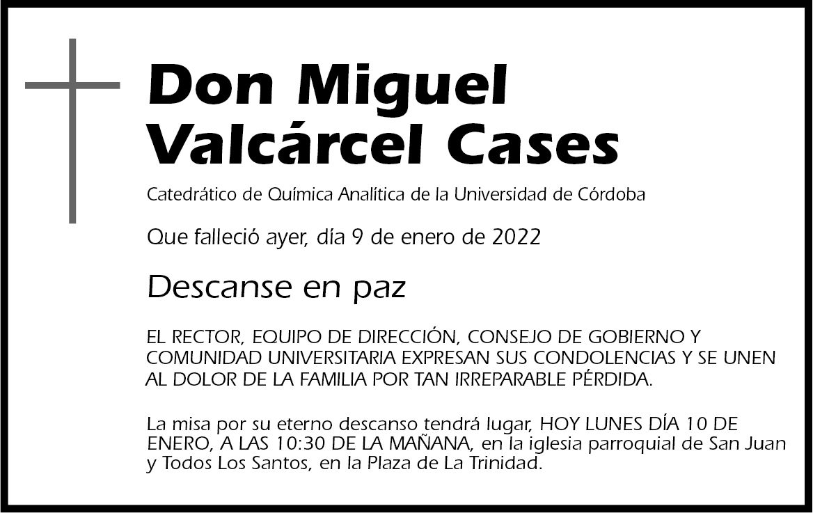 Miguel Valcárcel Cases