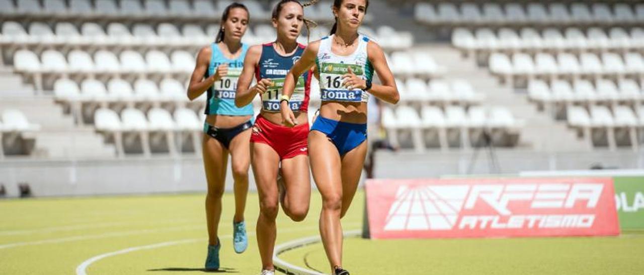 La atleta formenterense Andrea Romero, en plena carrera. | MP-SPORTS