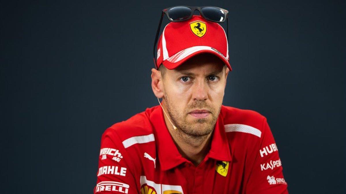 Vettel atendió a los medios en Japón