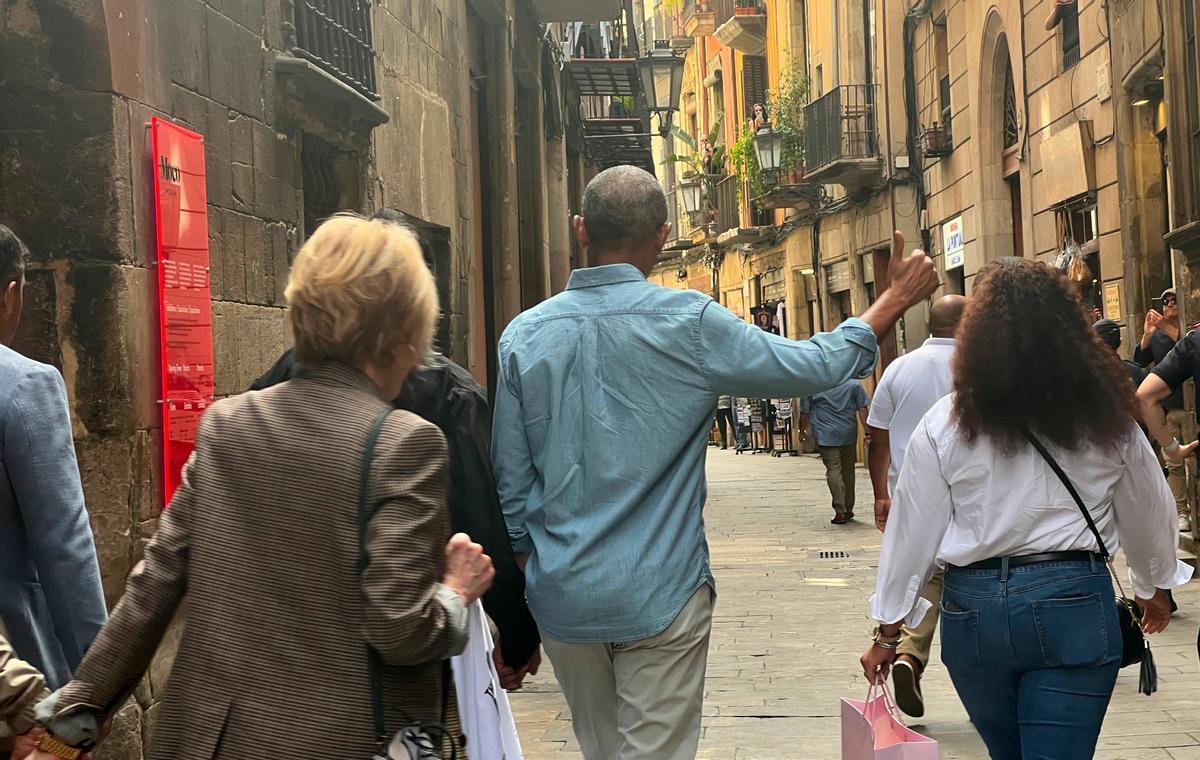 Obama y Spielberg, mañana de museos en Barcelona