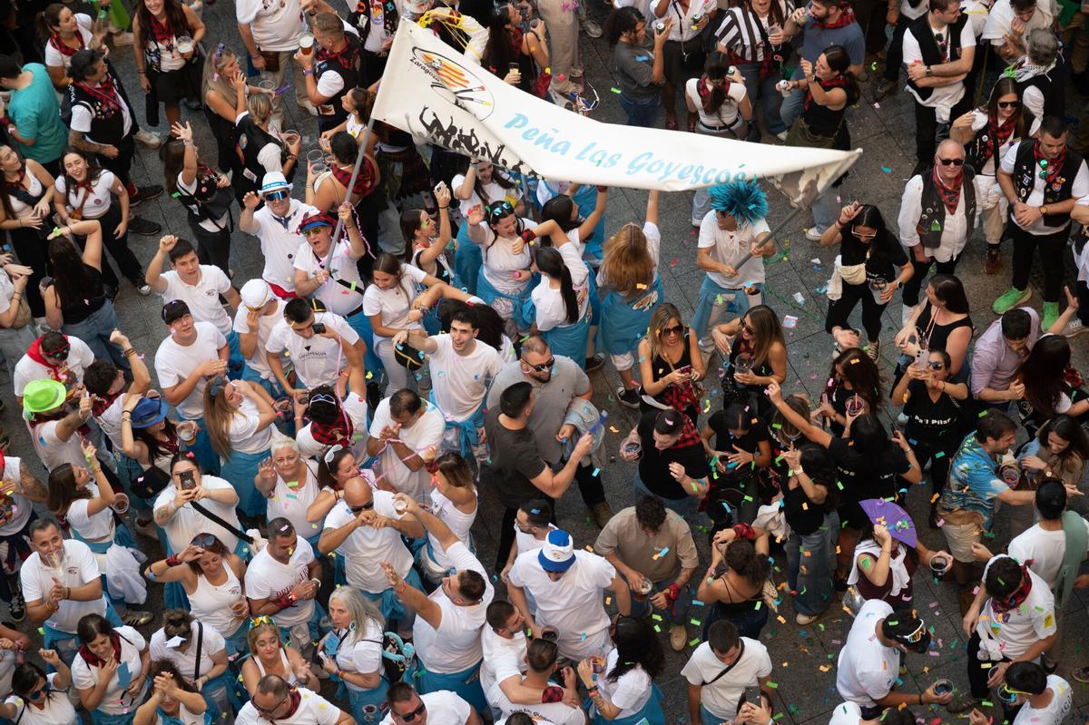 Pregón peñista de Interpeñas en Zaragoza