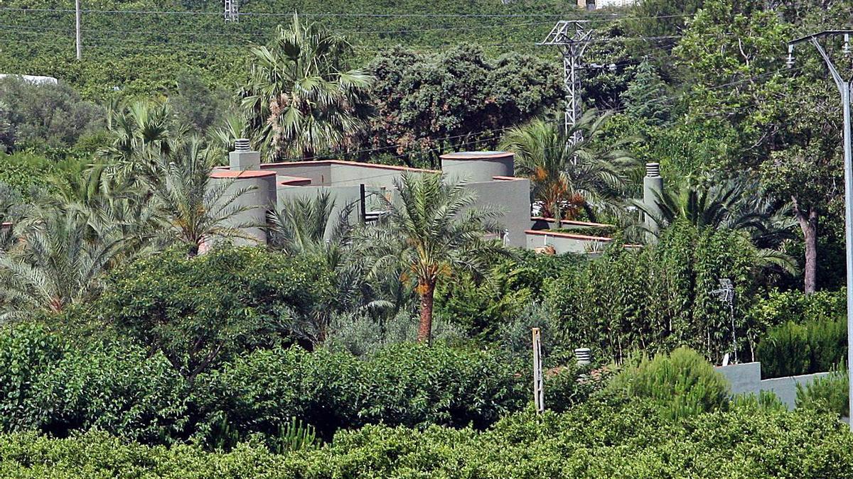 Imagen de archivo del chalé principal de la finca en el Camí del Carrascal.