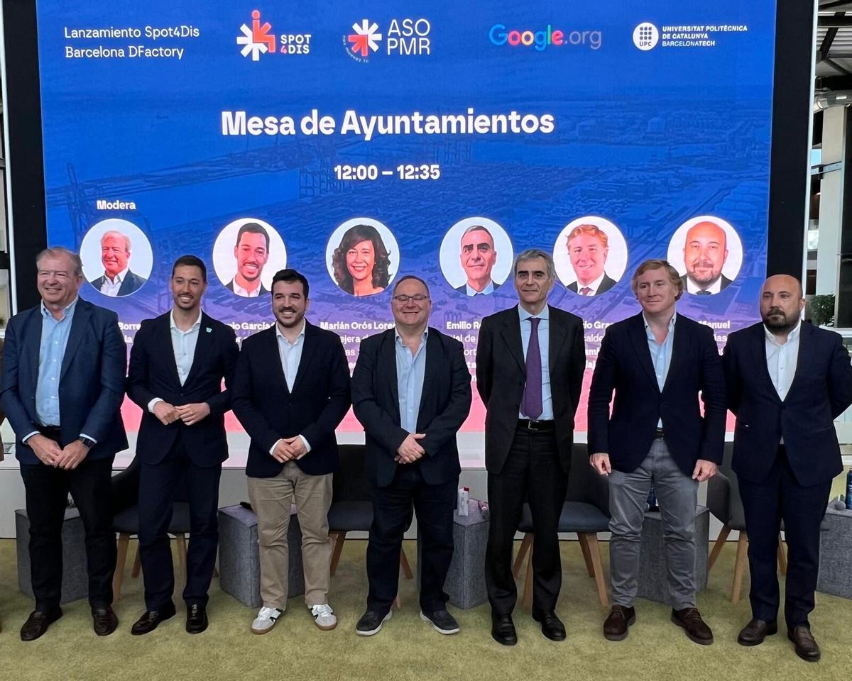 Representantes de las ciudades europeas que participan en el proyecto, en Barcelona.