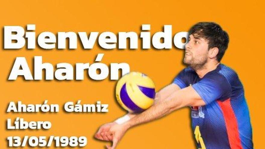 El líbero Aharón Gámiz se une a la plantilla de Club Voleibol Teruel