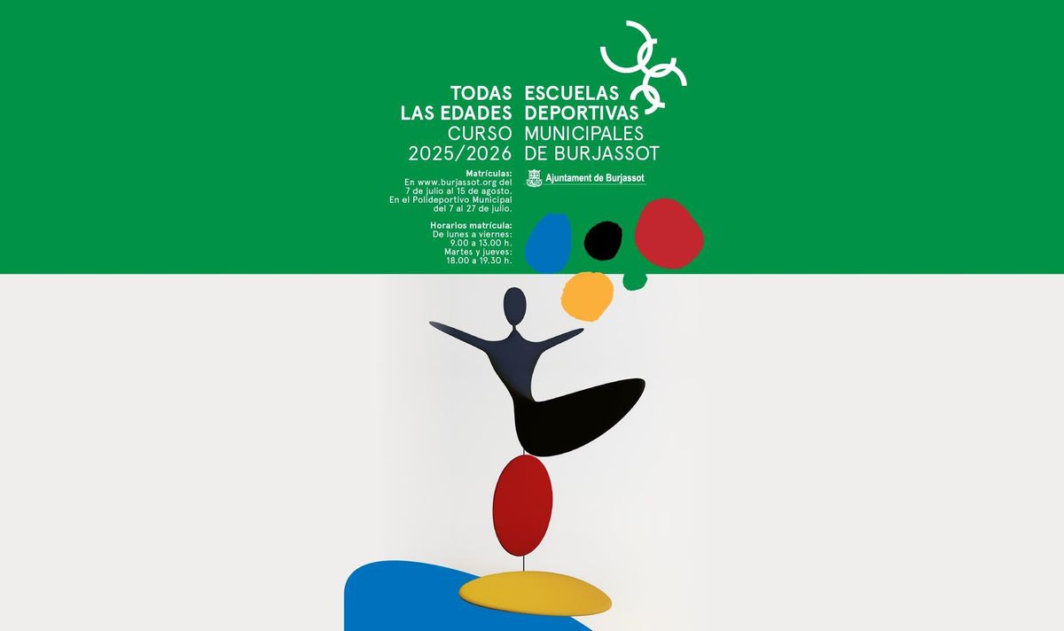 Cartel informativo de las escuelas municipales