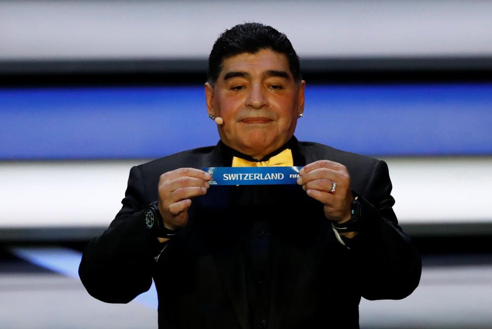 Las imágenes del sorteo del Mundial 2018