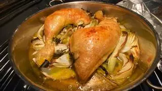 Gastronomía de guerra: Pollo al horno con hinojo