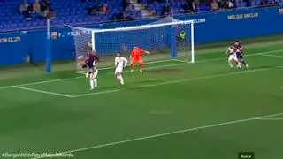 Marc Guiu marca uno de los mejores goles de la historia del Barça Atlètic