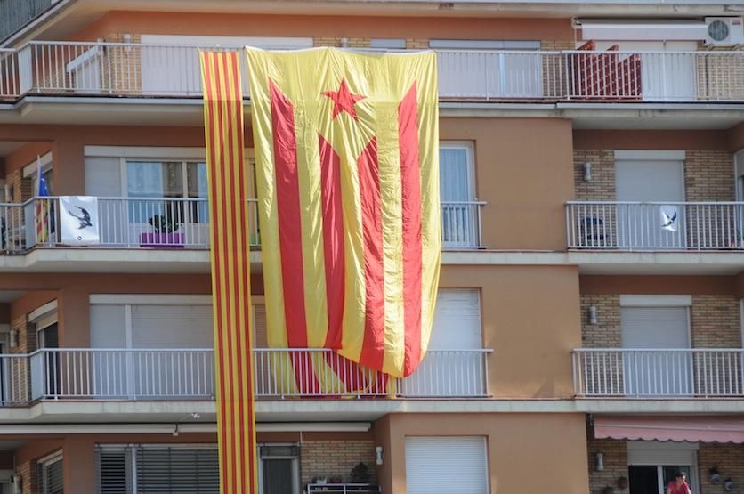 L'arribada dels participants a la Diada de Berga