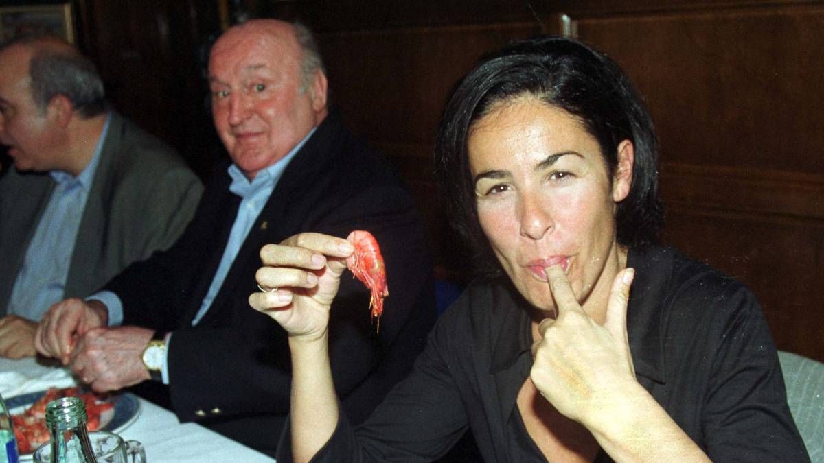 Nina, en la presentación de unas jornadas de la gamba en Palamós.