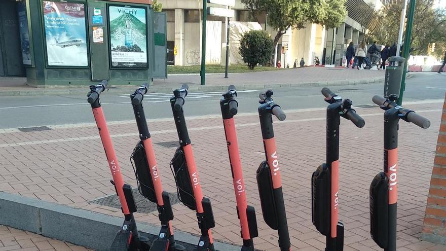 Patinetes en la capital.