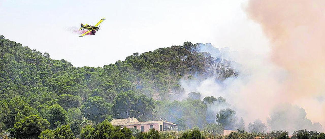 Los montes valencianos acumulan cuatro grandes incendios en 20 años