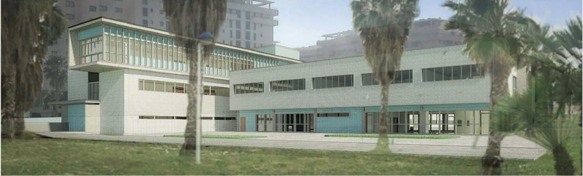 Boceto del proyecto del IES La Patacona, que arrancará las obras en las próximas semanas