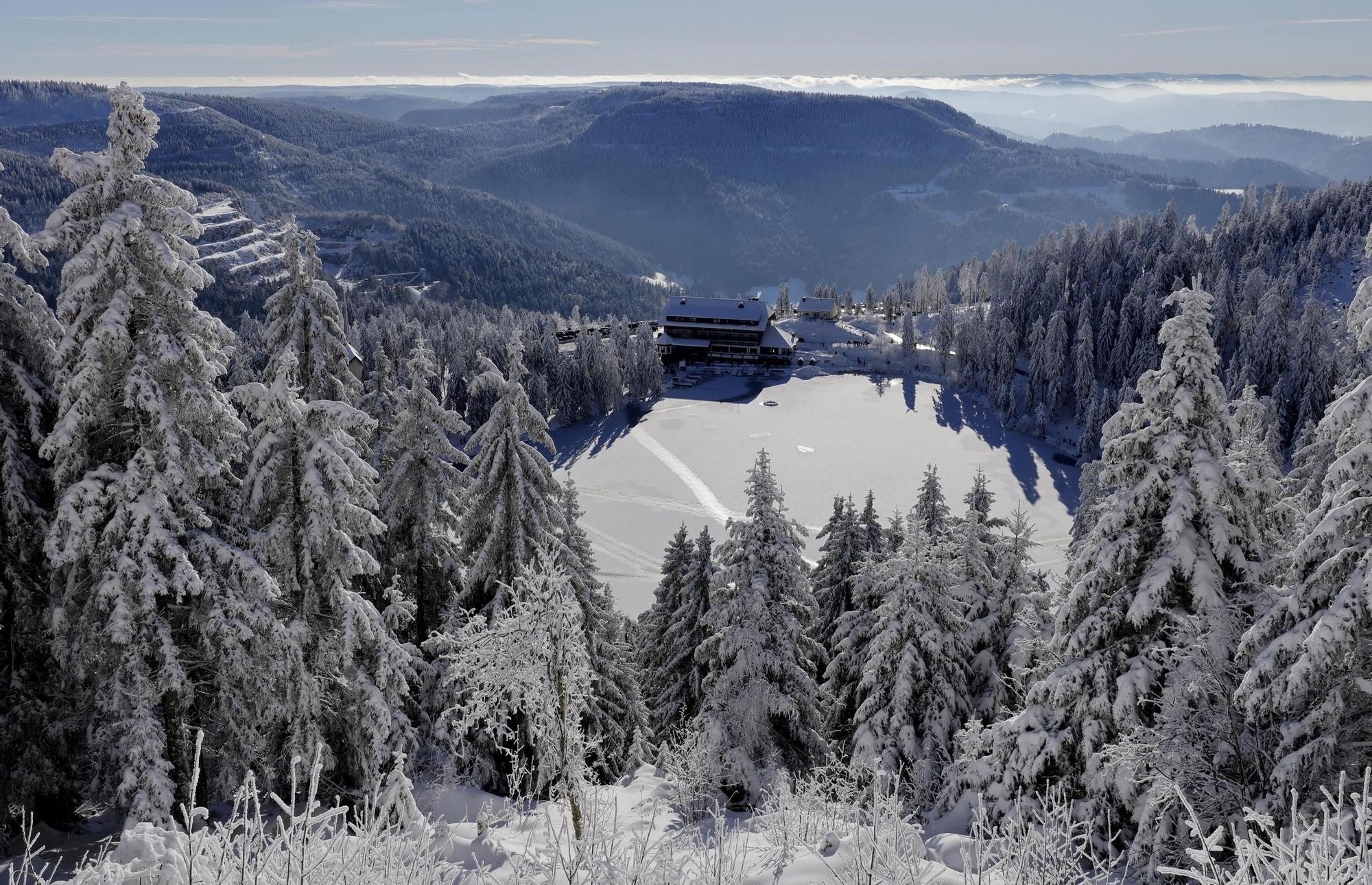 FOTOS | Grandes nevadas en Alemania