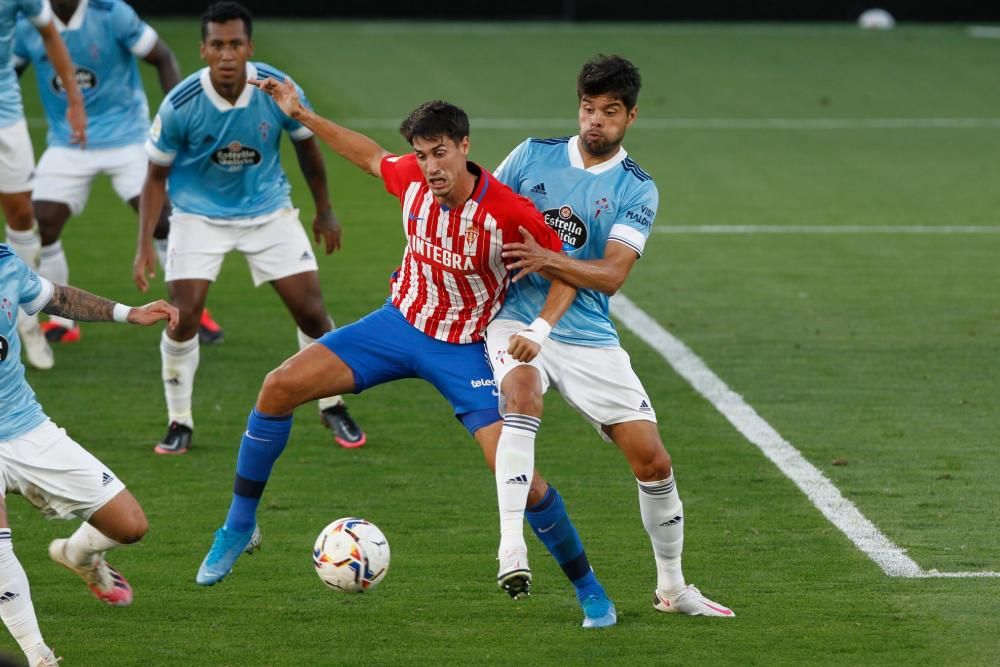 El Celta empata en el último test antes de LaLiga. // Ricardo Grobas