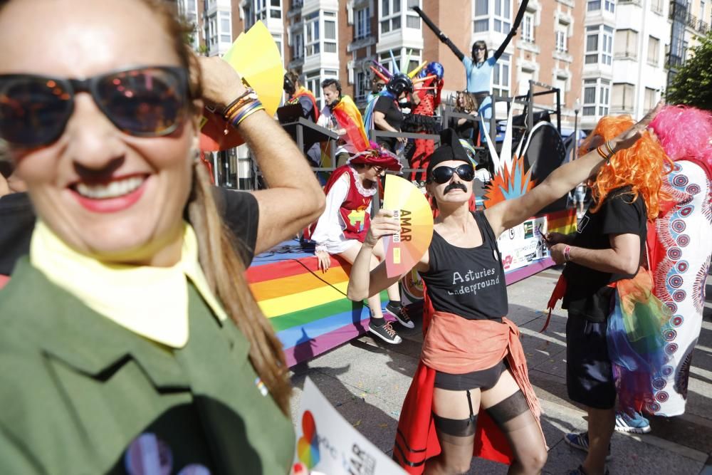 Desfile del "Orgullo del Norte", en Gijón