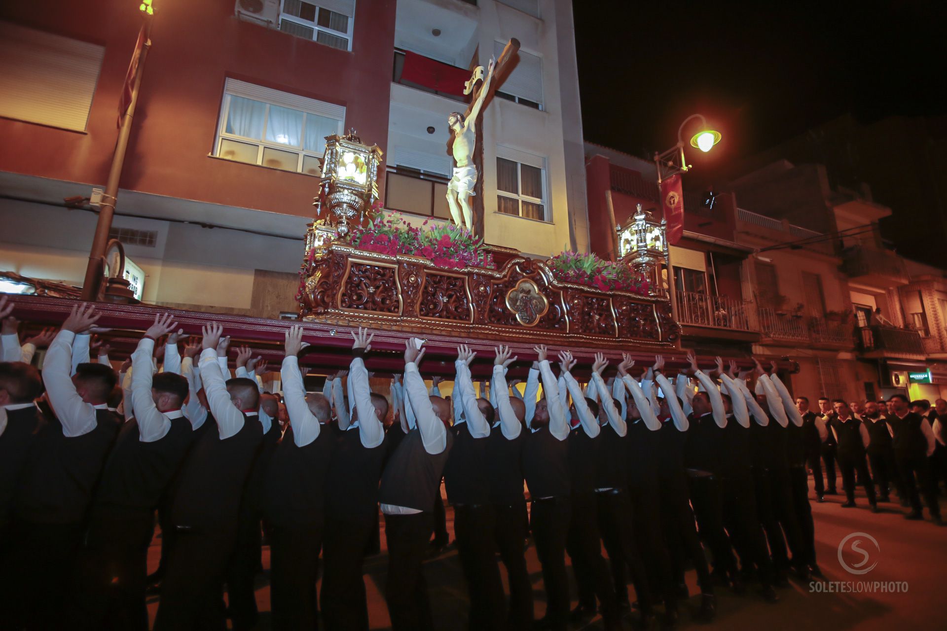 Las imágenes del encuentro del Paso Encarnado en Lorca