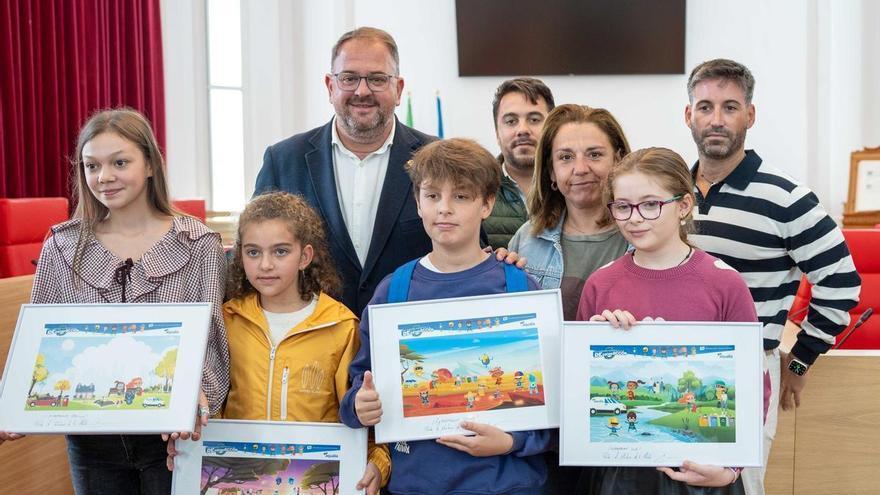 Cuatro escolares de Mérida reciben un premio nacional por su compromiso ambiental