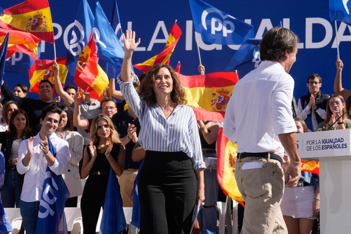 Manifestación del PP contra la amnistía en Madrid