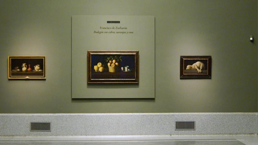 La obra  ‘Bodegón con cidras, naranjas y rosa’, de Zurbarán, llega al Museo del Prado