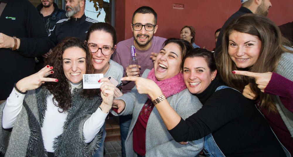Lotería de Navidad 2018: El segundo premio de la Lotería reparte 24,3 millones de euros en Alicante, Pedreguer y Elda.