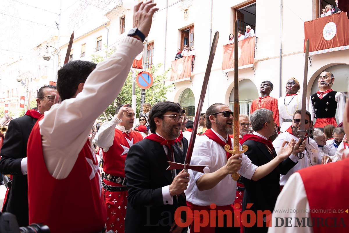 Moros y Cristianos en la mañana del día dos en Caravaca