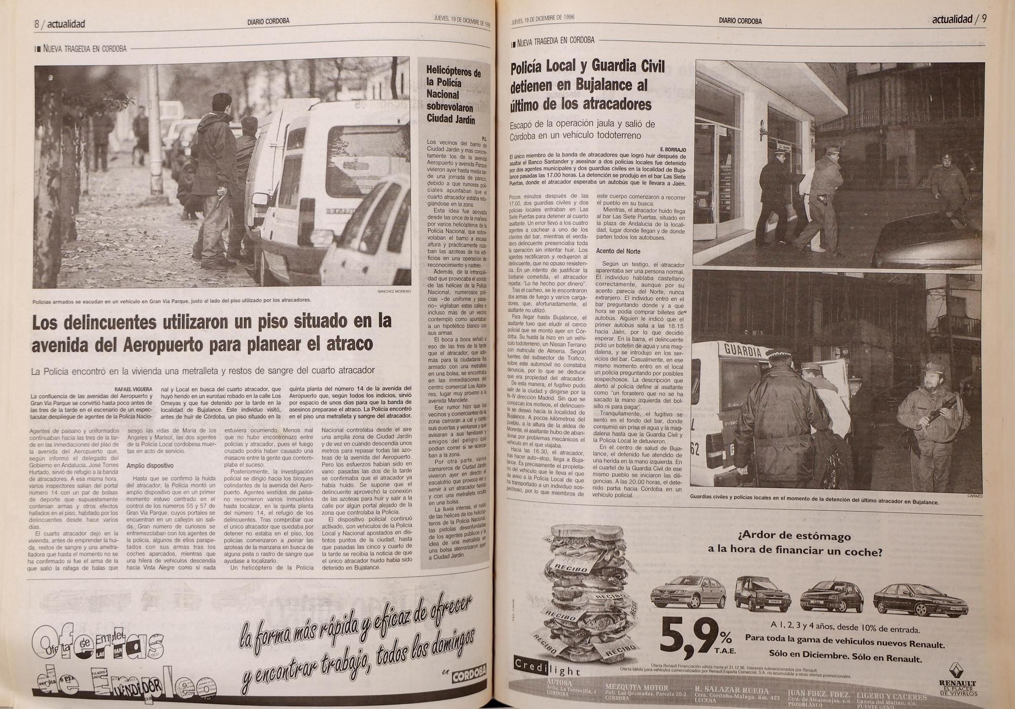 Claudio Lavazza y el atraco de la 'banda de la nariz' en Córdoba 1996